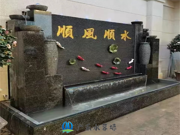 杭州顺风顺水流水背景墙