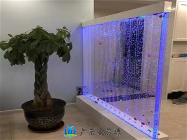 杭州玻璃水幕墙隔断