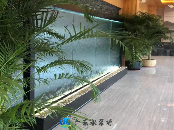杭州玻璃流水背景墙