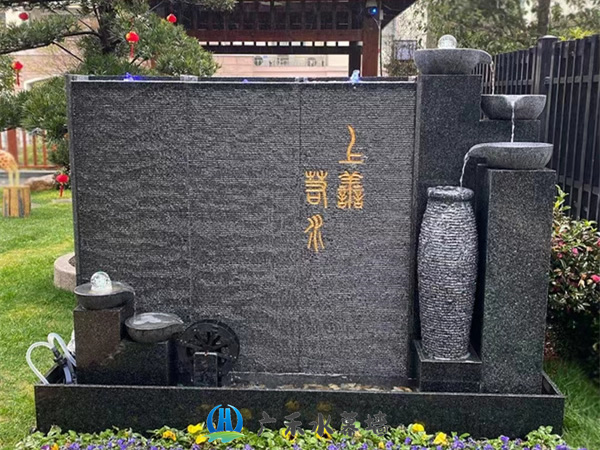 杭州流水背景墙制作步骤