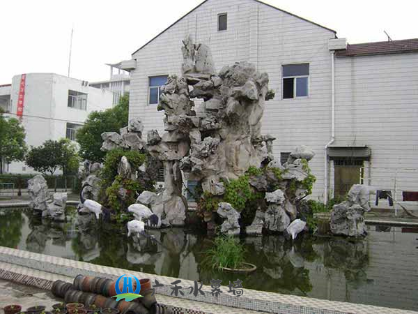 杭州园林假山水系驳岸制作