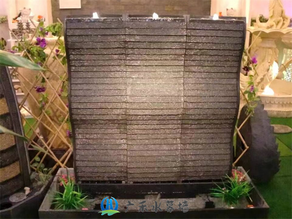 杭州分体式水景墙制作案例