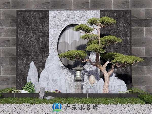 杭州水幕背景墙
