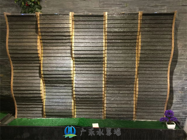 杭州波浪式水景墙制作