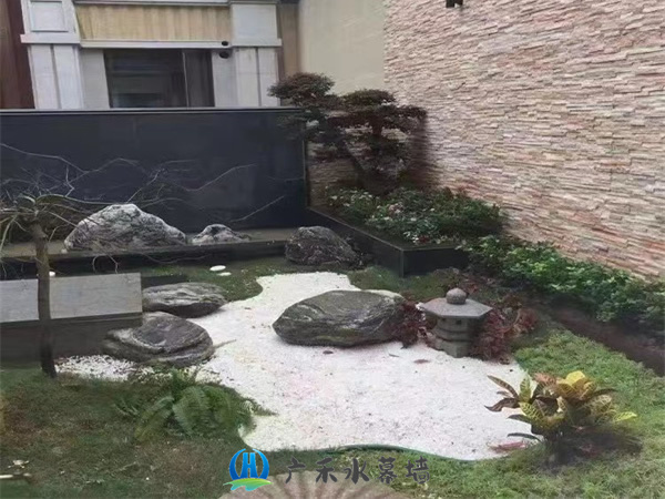 杭州流水墙 庭院装修整体施工