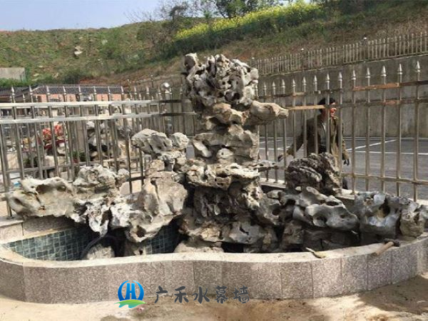 杭州假山鱼池整体制作