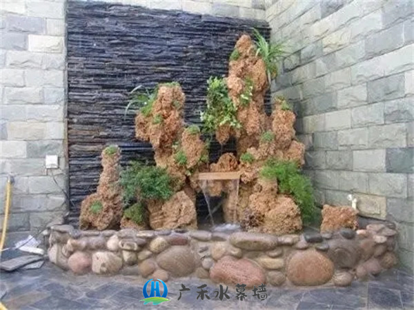 杭州庭院假山鱼池施工案例